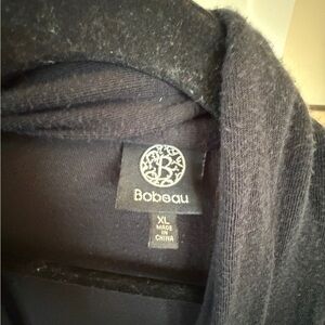 Bobeau Charcoal Knit Sweater